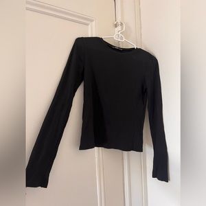 Black Zara Long Sleeve Shirt Medium